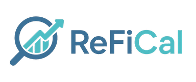 ReFiCal logo - a refinance calculator tool
